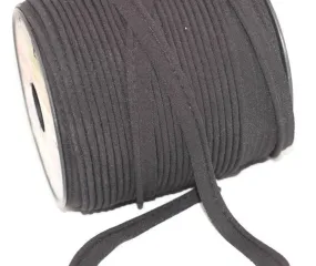 13 mm Black Bias, Cotton bias tape,  bias binding, trim (0.51 inches), Bias Binding, Bia, Tape - Tapes - bias tape fold, Bias