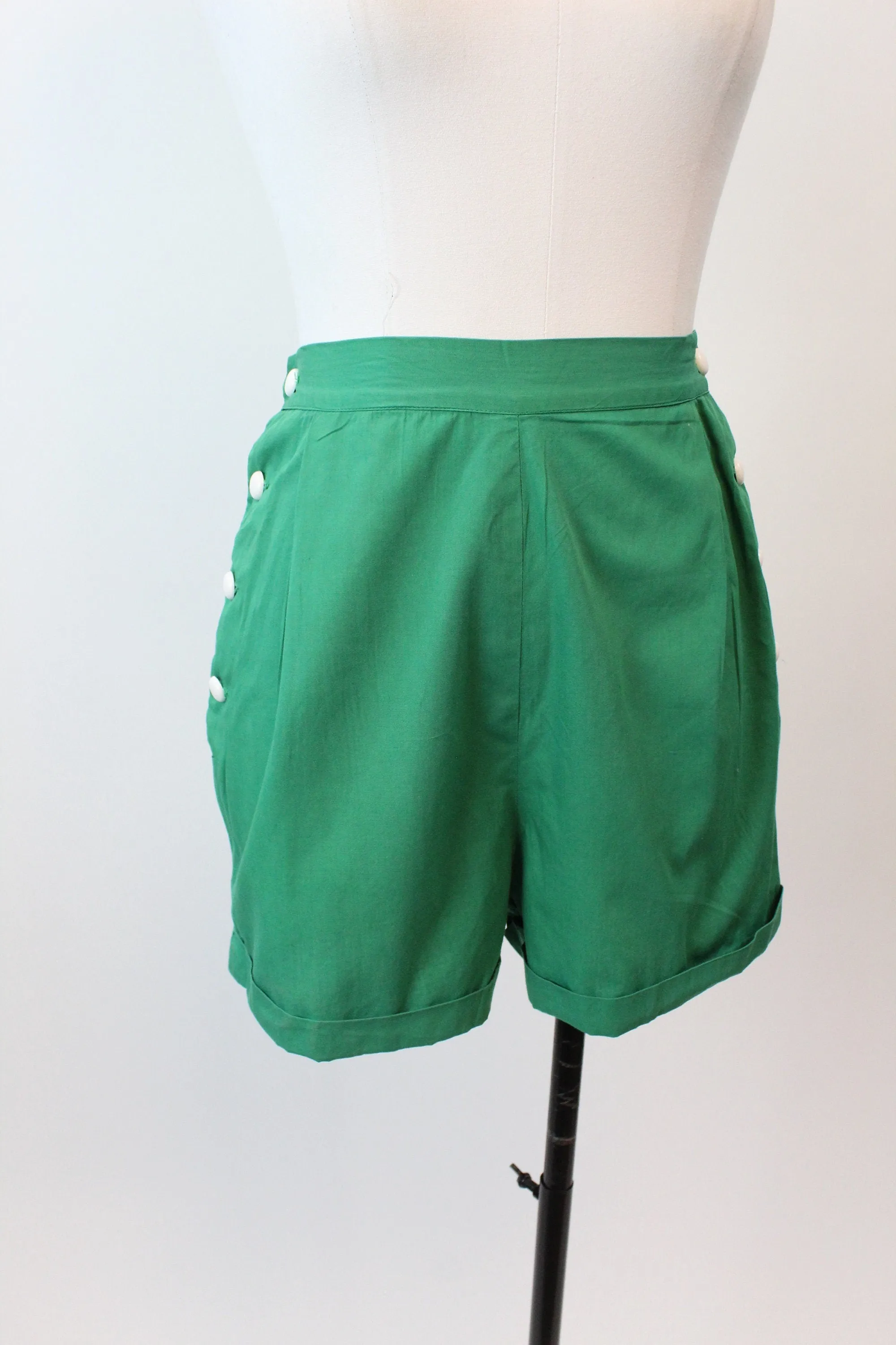 1950s 1951 BONNIE BAXTER RARE documented three piece shorts top skirt xs | new spring summer