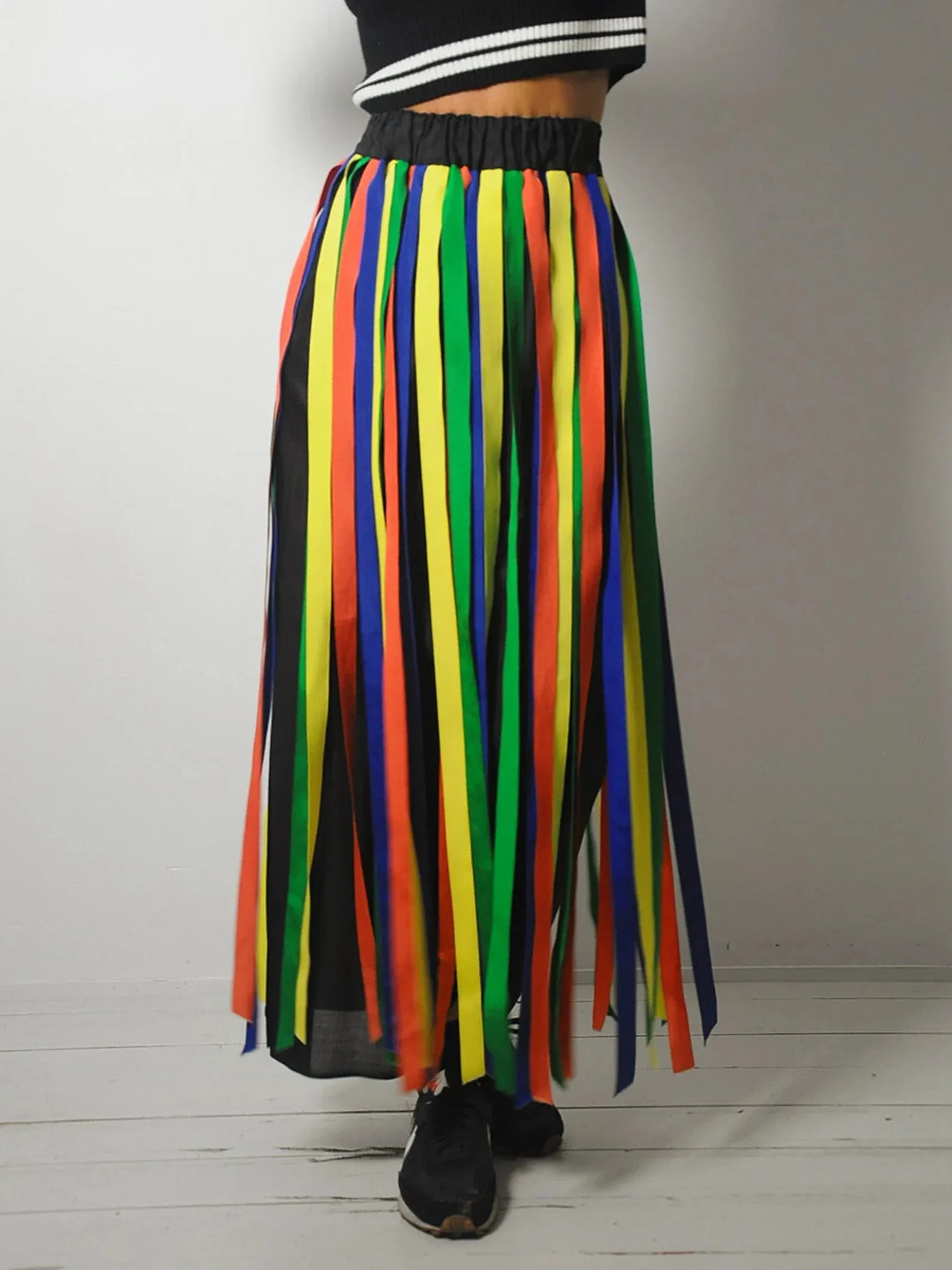 1970's Rare Carwash Ribbon Skirt