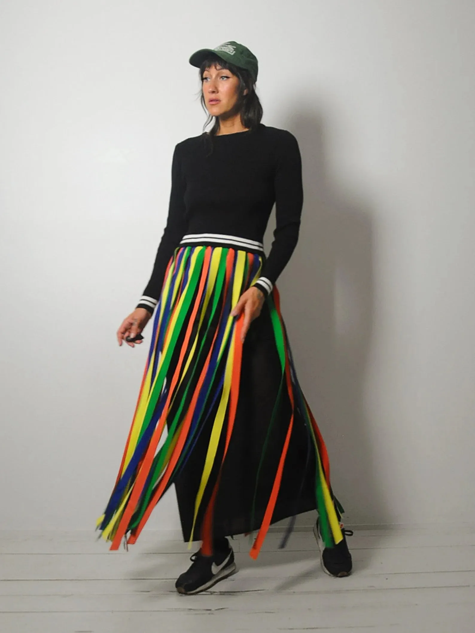 1970's Rare Carwash Ribbon Skirt