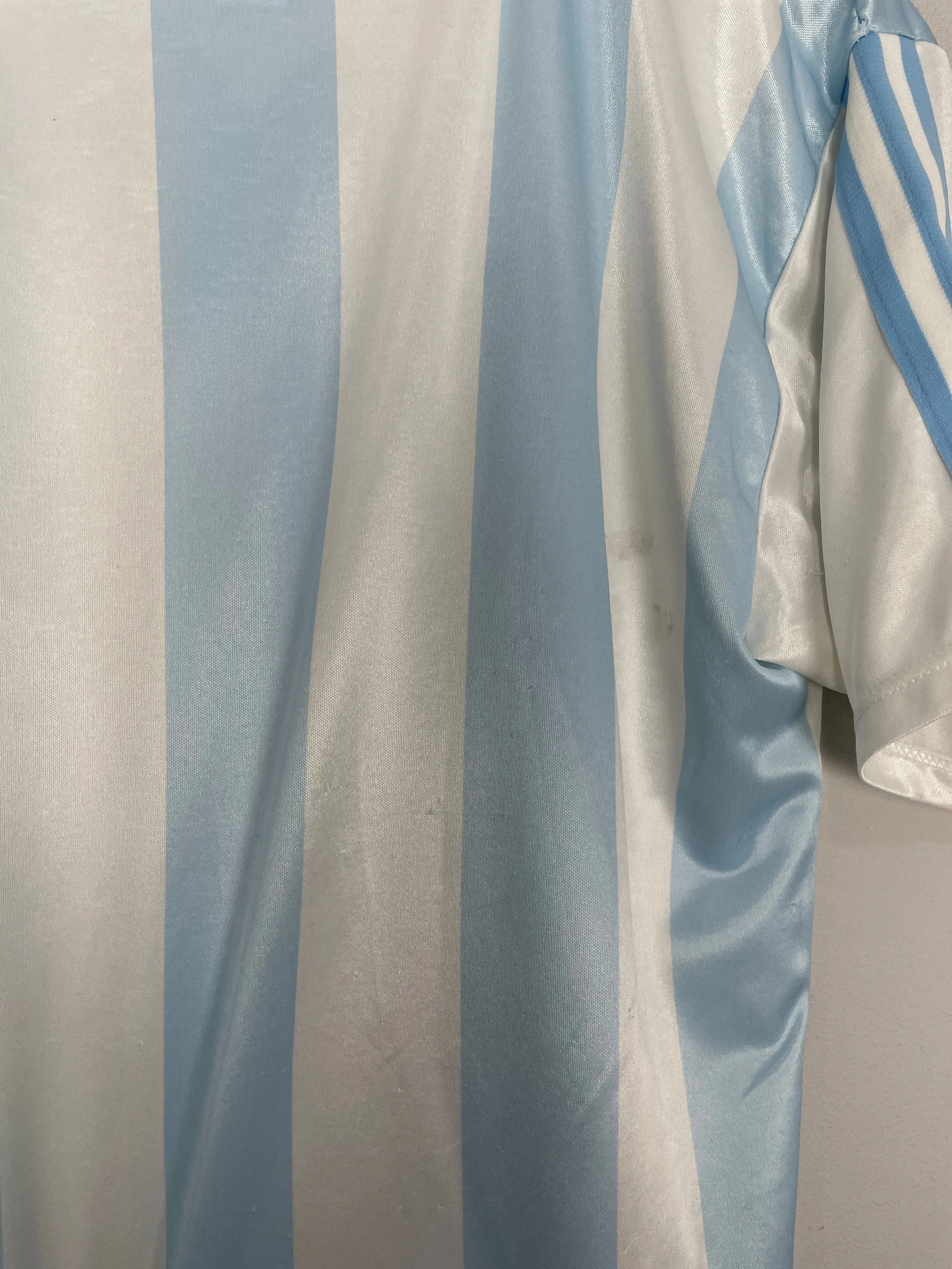 1990/91 ARGENTINA HOME SHIRT (M) ADIDAS