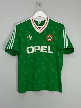 1990/92 IRELAND HOME SHIRT (L) ADIDAS