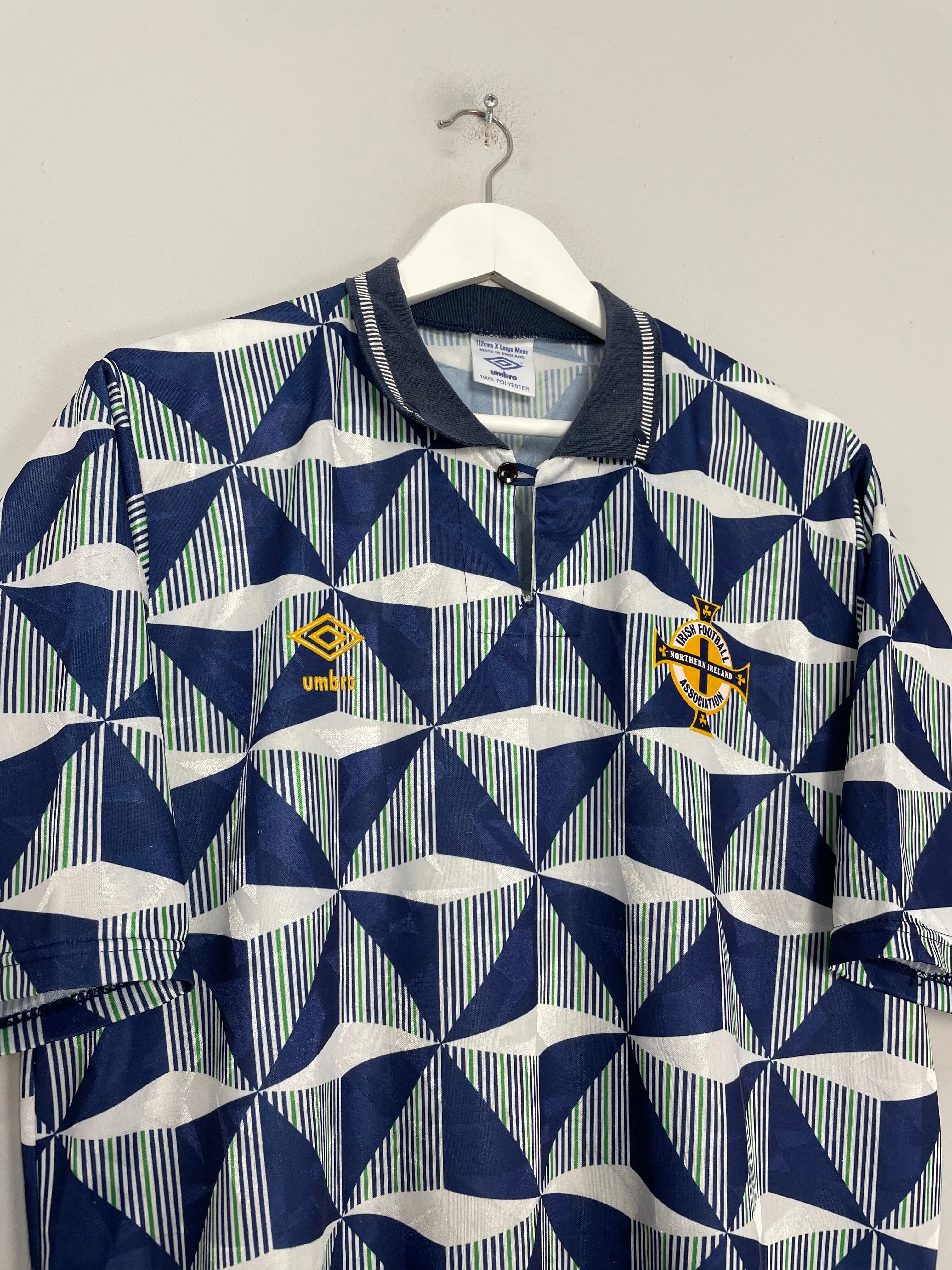 1990/93 NORTHERN IRELAND AWAY SHIRT (XL) UMBRO