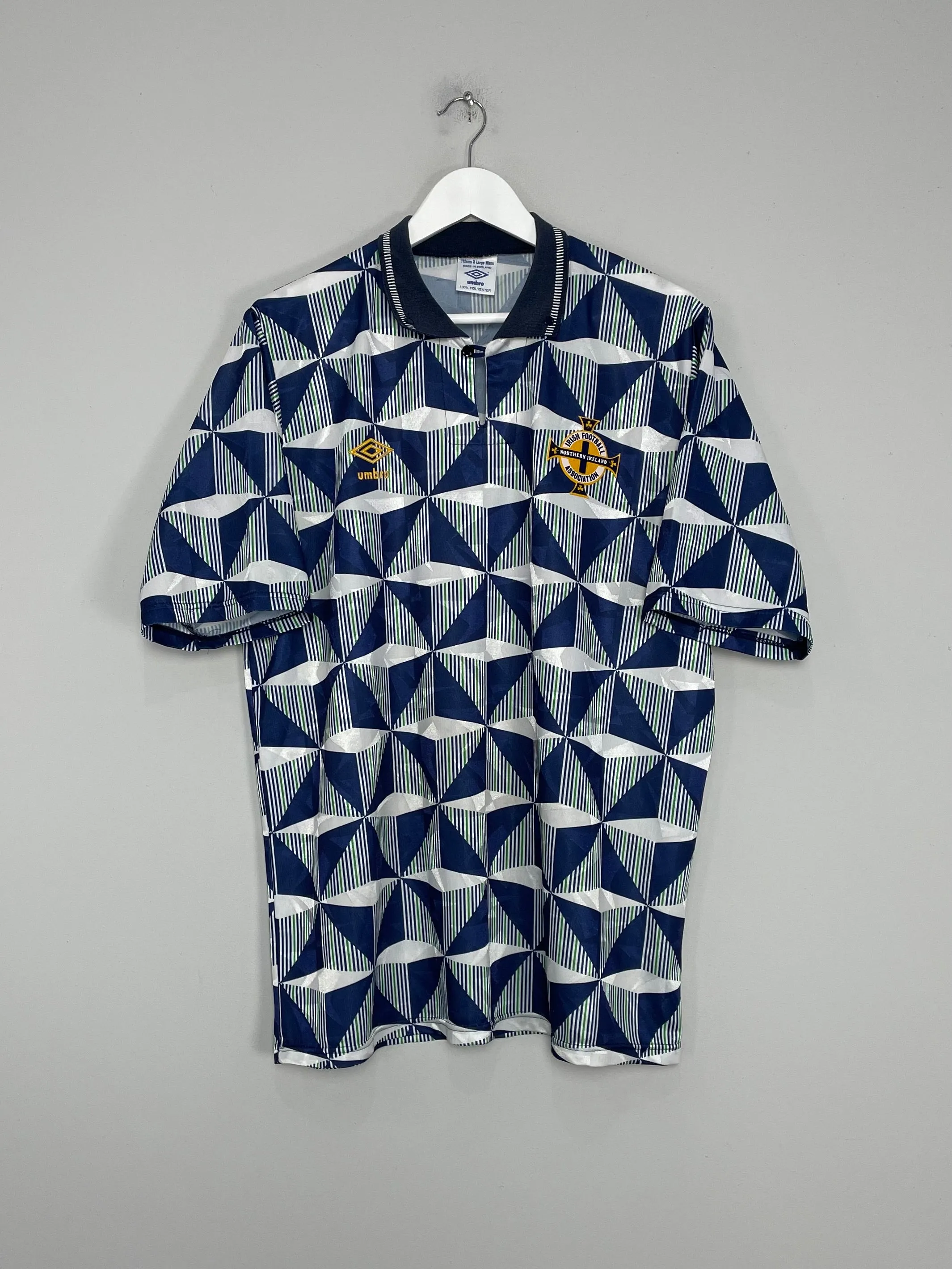 1990/93 NORTHERN IRELAND AWAY SHIRT (XL) UMBRO