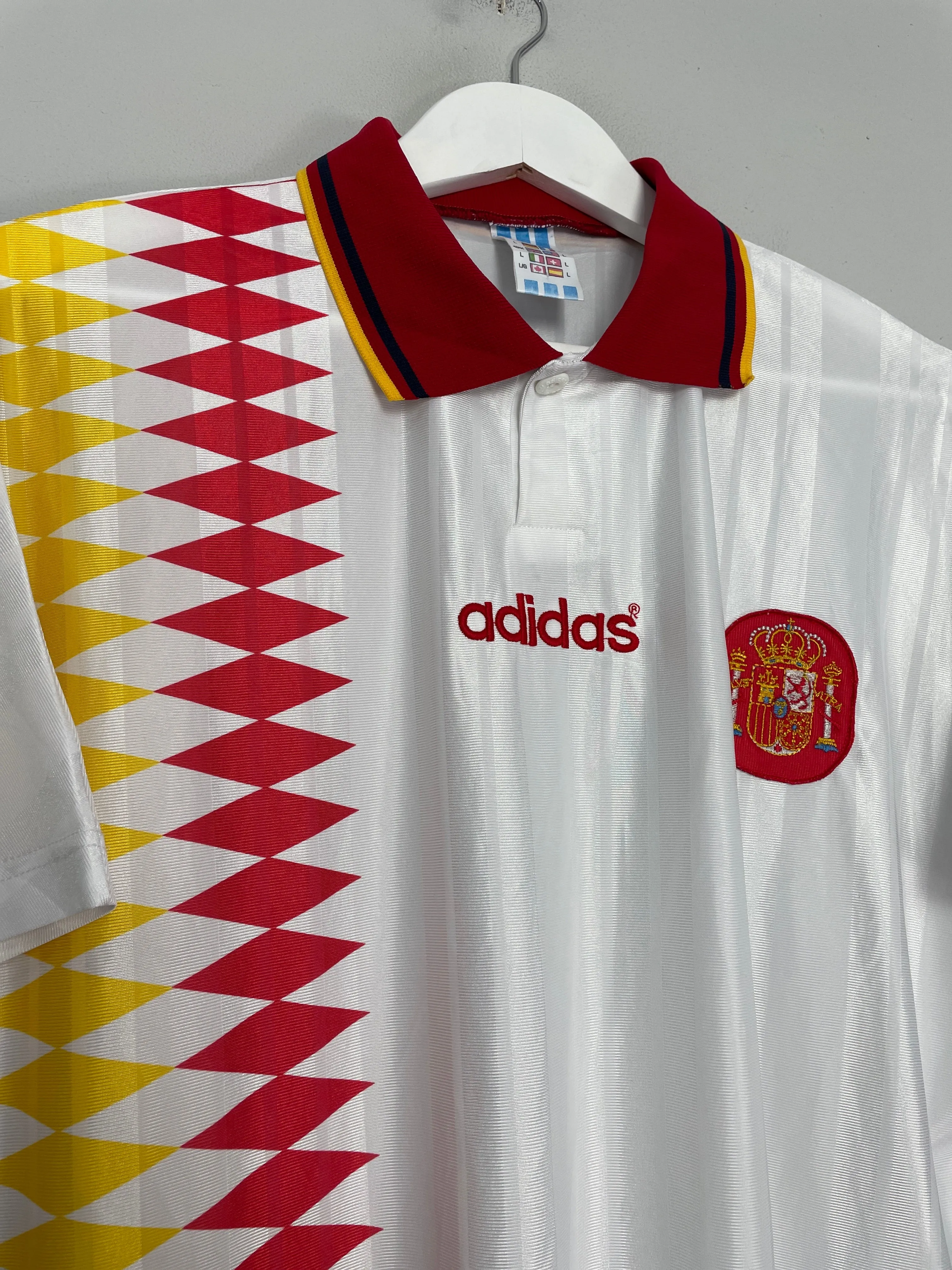 1994/96 SPAIN AWAY SHIRT (L) ADIDAS