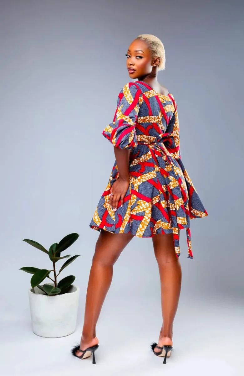 African Print Xenah Dress