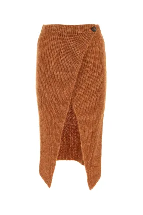 Alanui Illimani Ribbed-Knit Skirt