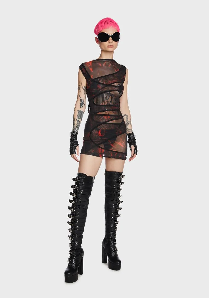 Alien Sheer Dress