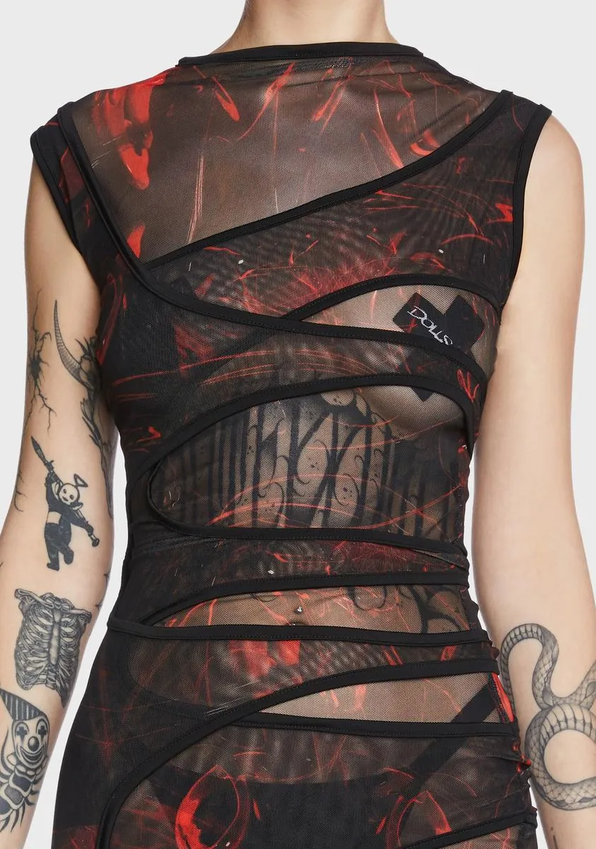 Alien Sheer Dress