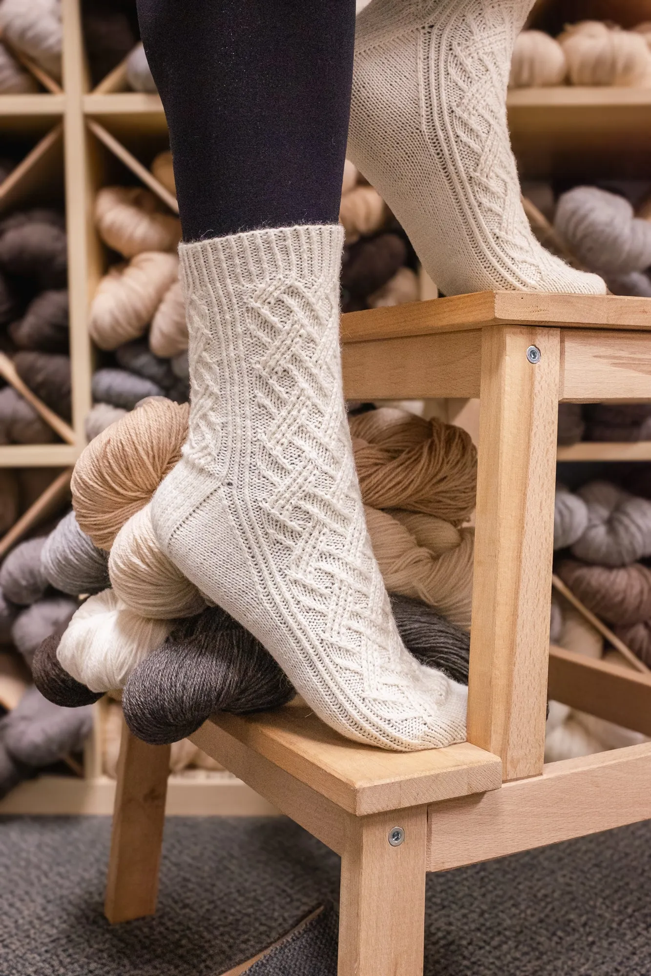 Argyle-ish sock Kit <br><small>yarn & knitting pattern kit</small>