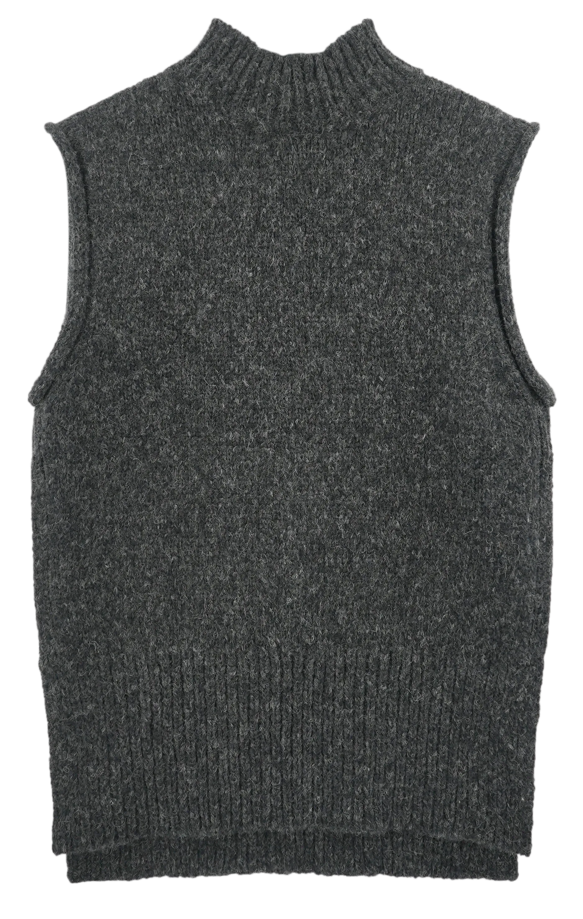 Aspen Sweater Vest in Charcoal