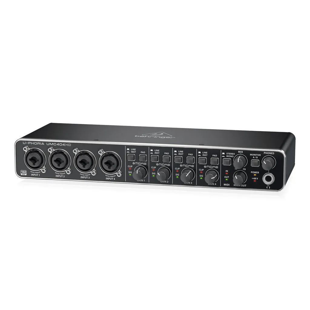 Behringer U-Phoria UMC404HD Interface