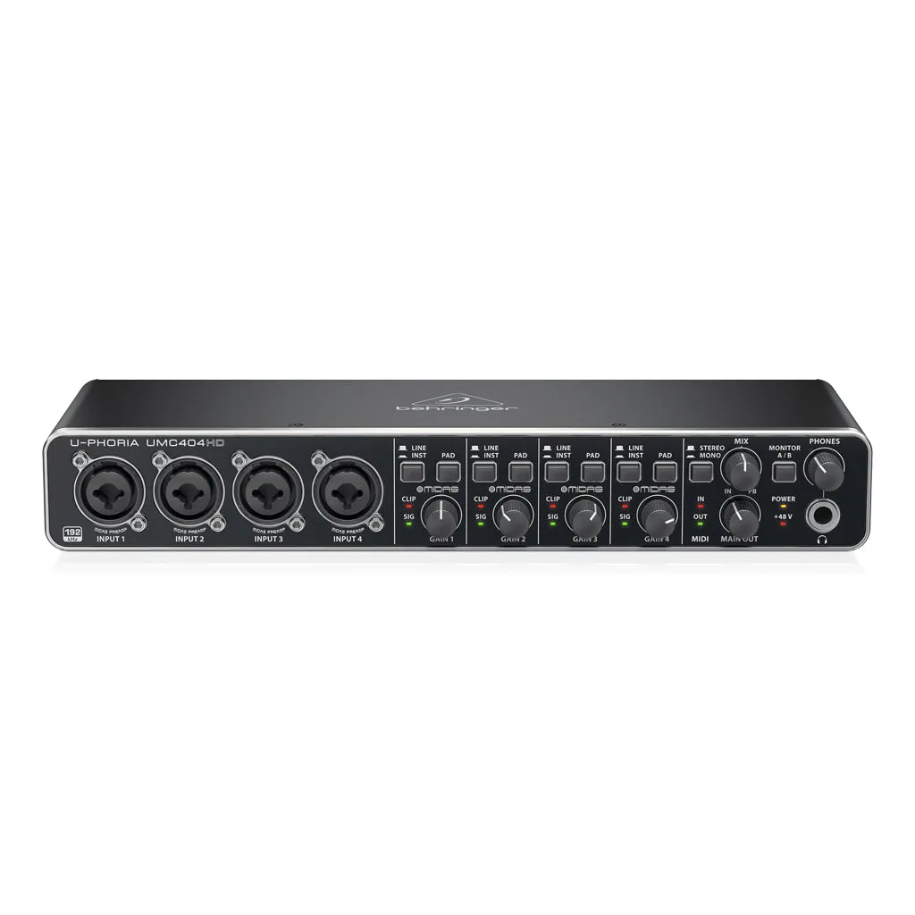 Behringer U-Phoria UMC404HD Interface