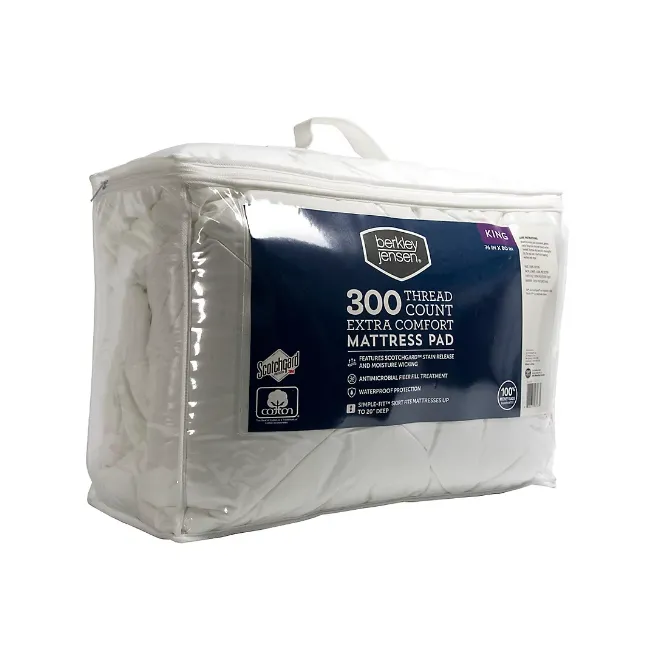 Berkley Jensen Extra Comfort Waterproof King-Size Mattress Pad