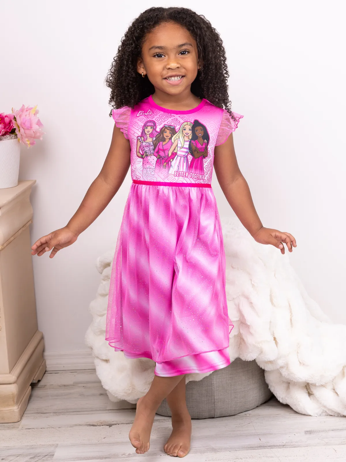 Better Together Barbie Inspired Dress Up Nightgown