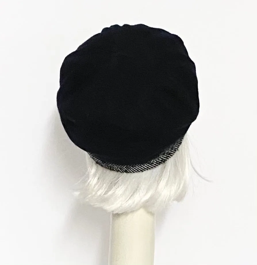 Black Wool Beret Hat