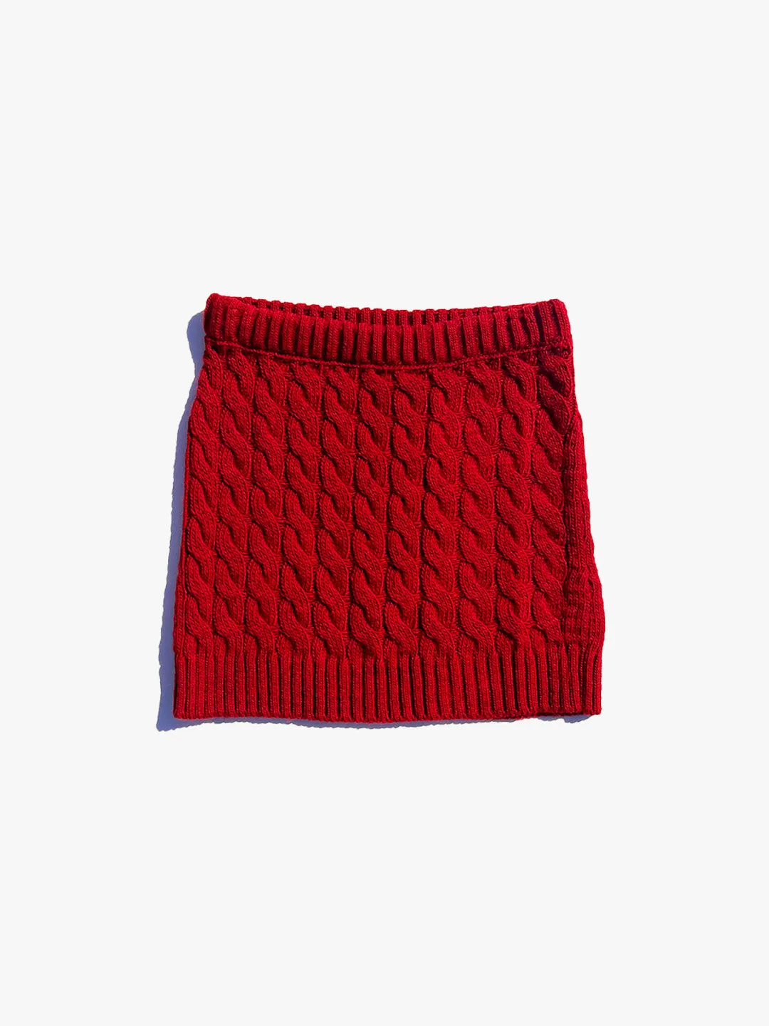 Blake Tricot Skirt - Red