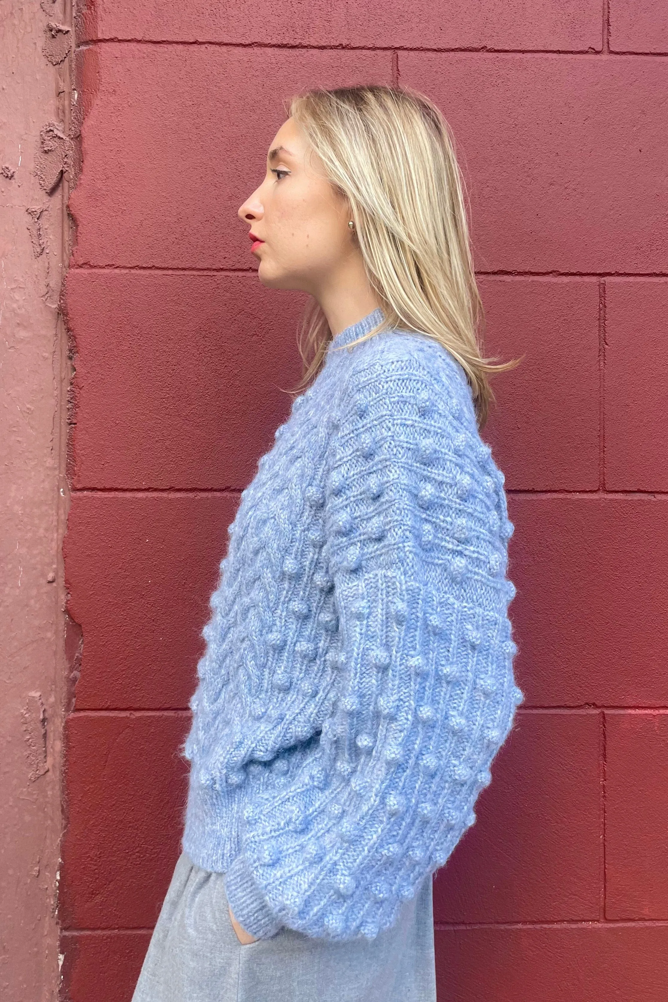 Bobbie Popcorn Sweater in Alpaca