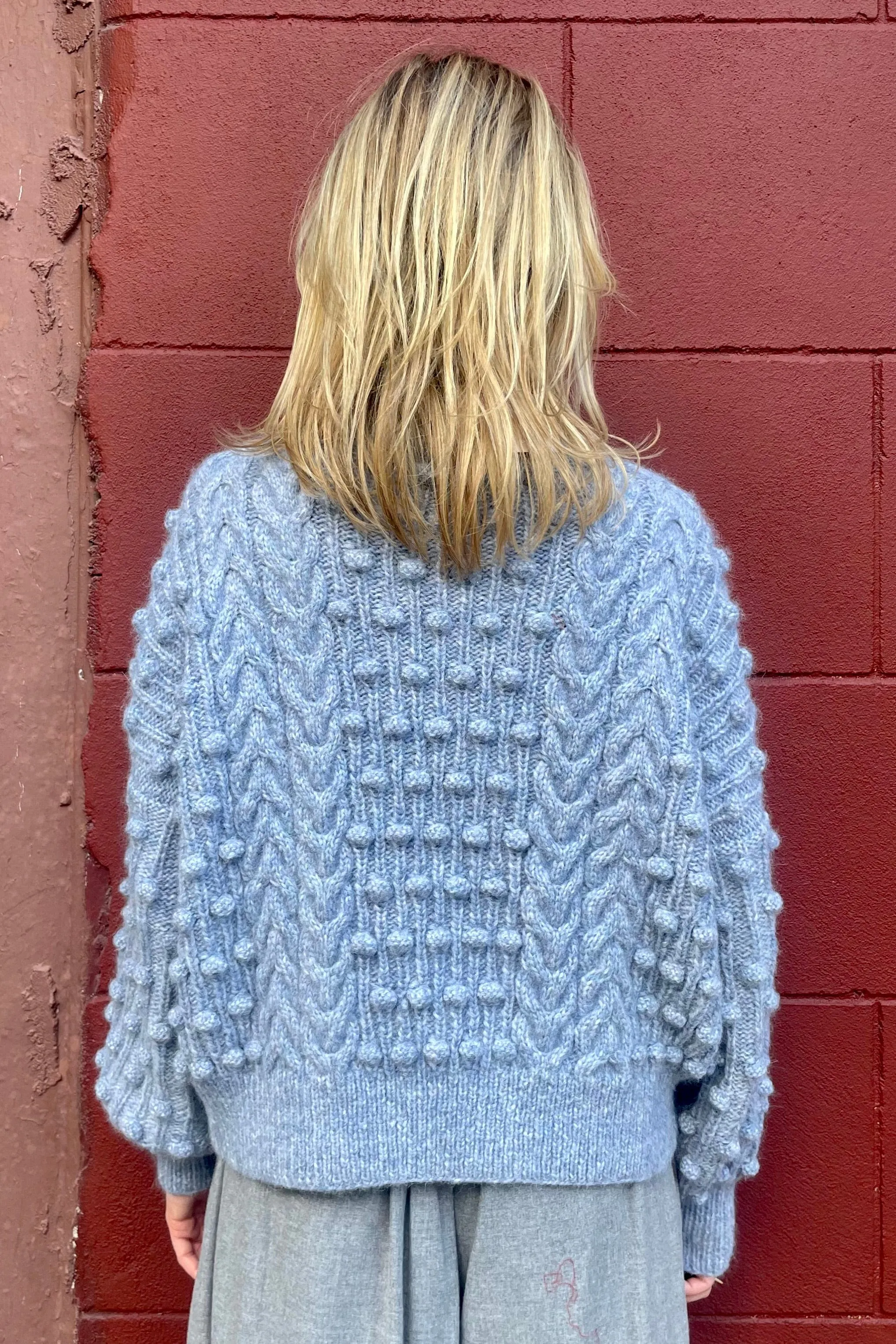 Bobbie Popcorn Sweater in Alpaca