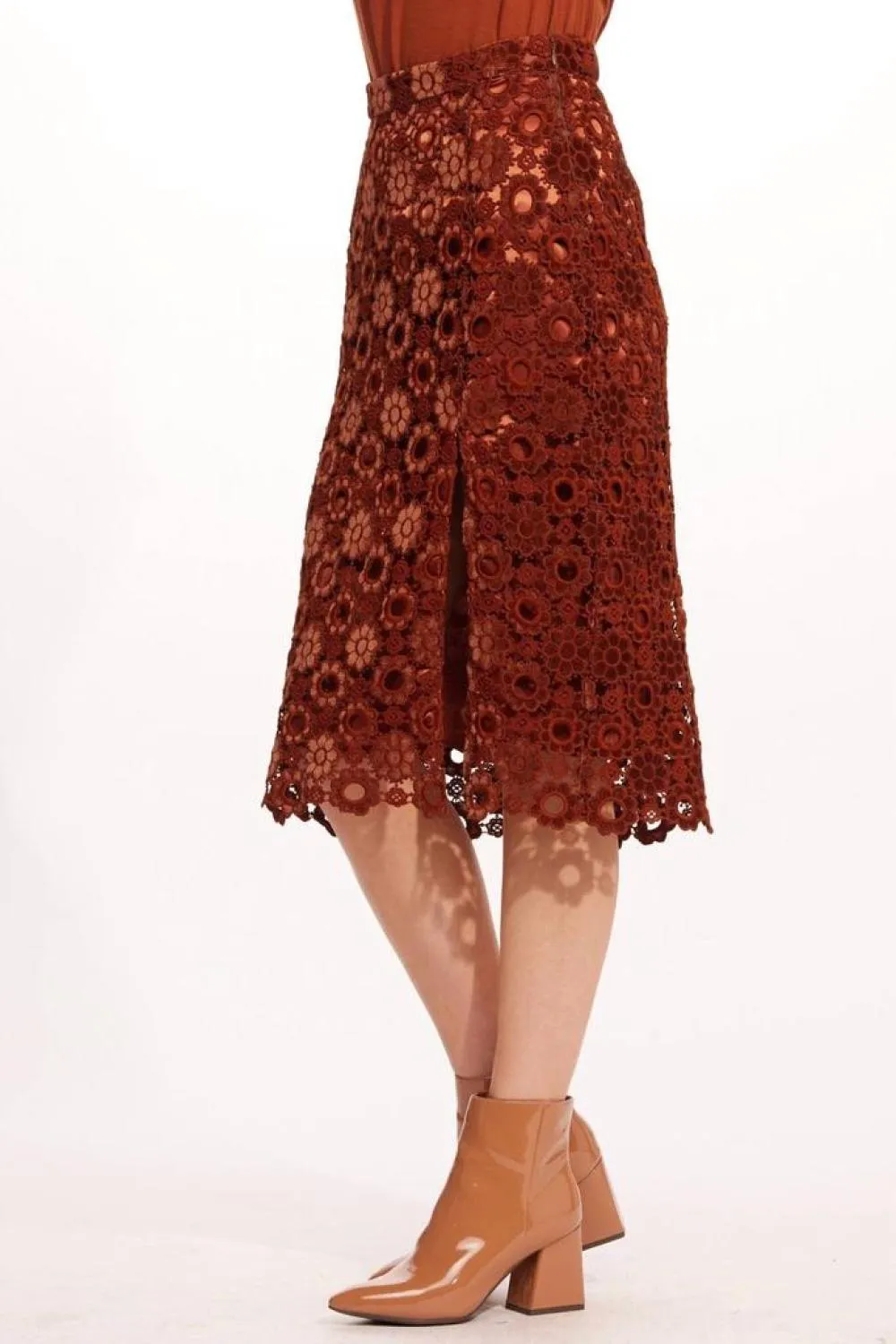 Brina Skirt In Sumatra Lace