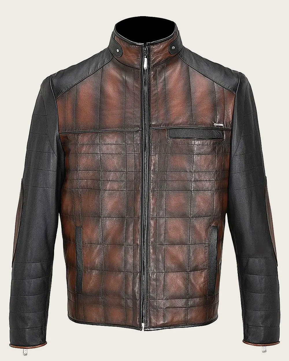 Brown hand-chaded jacket