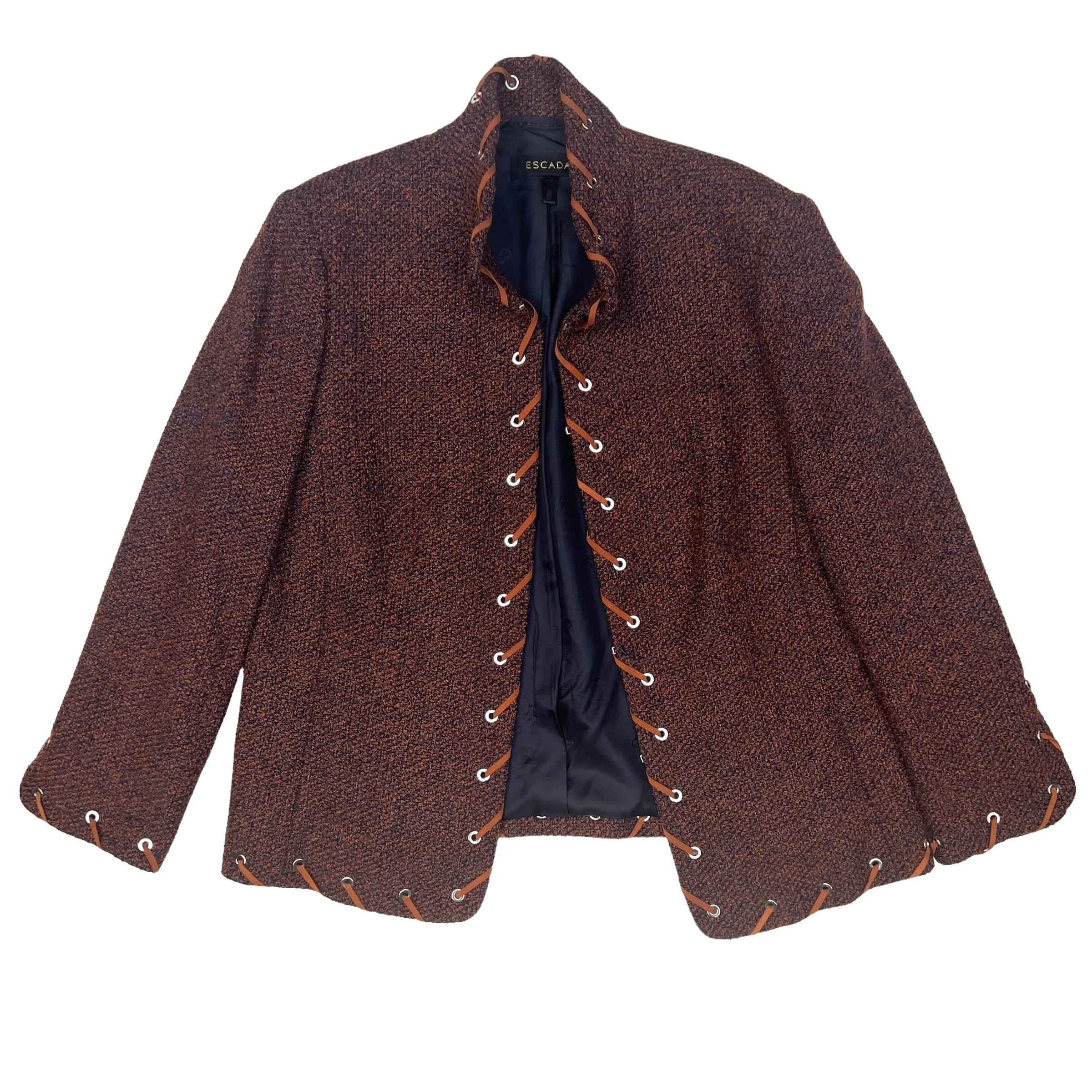 Brown Wool Blazer Set - L