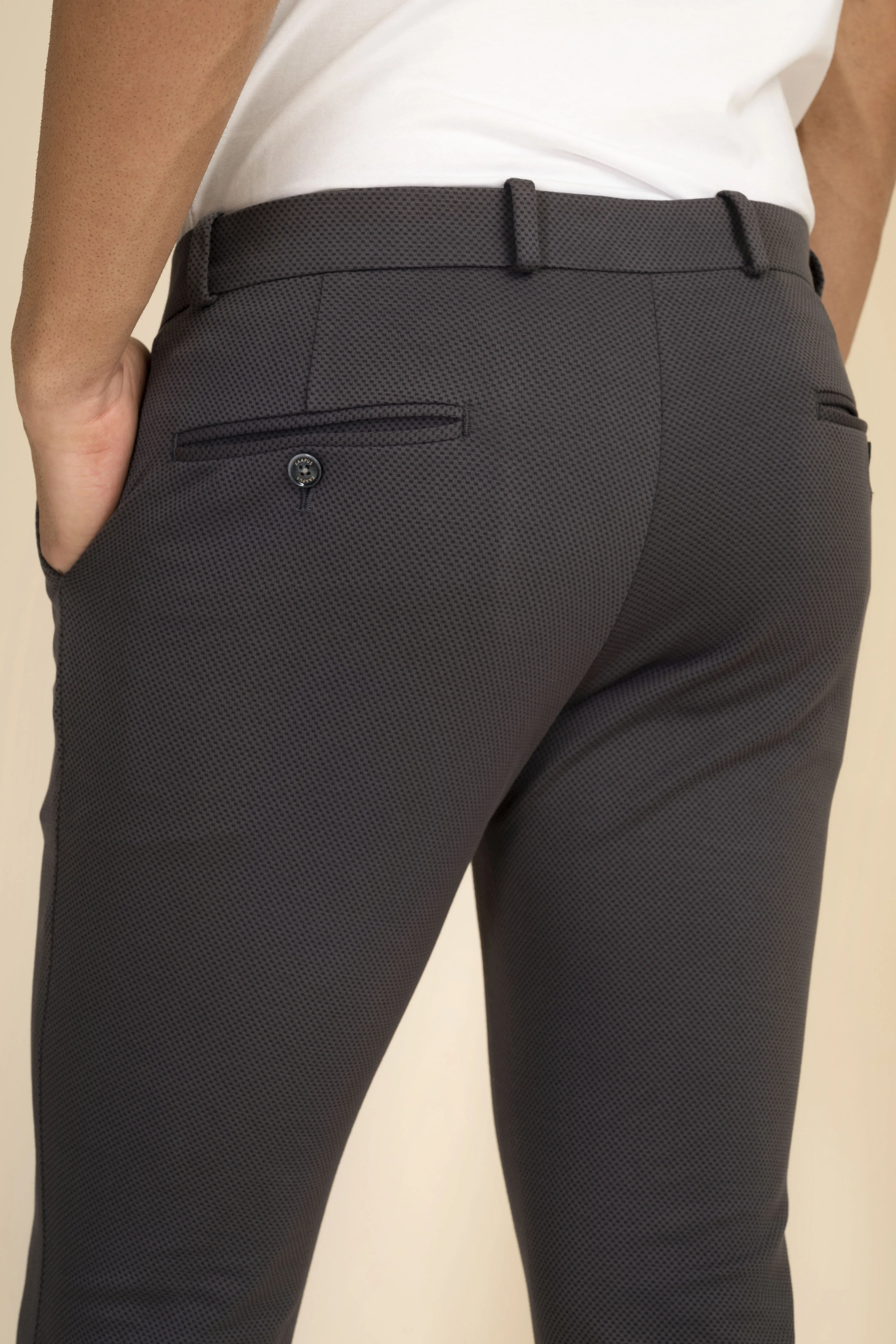 Charcoal 4 Way Stretch Panda Pants