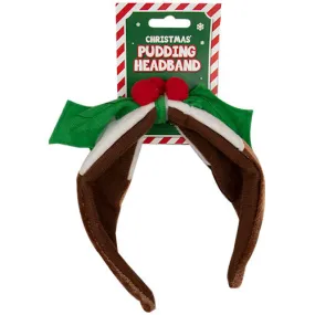 Christmas Pudding Headband - Festive Holiday Costume Accessory