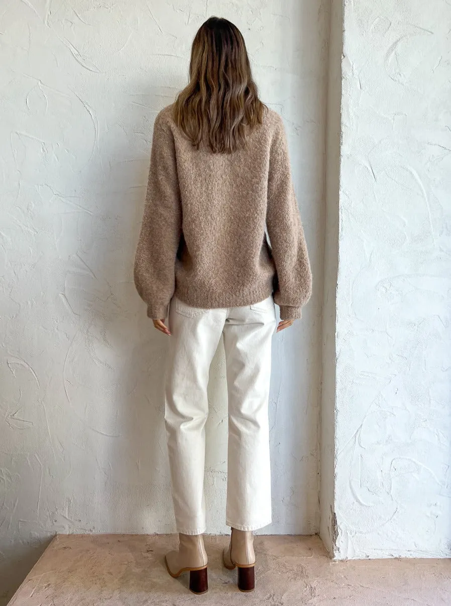 Clea Arlo Boucle Knit in Camel