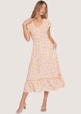 Coastal Daisies Midi Dress