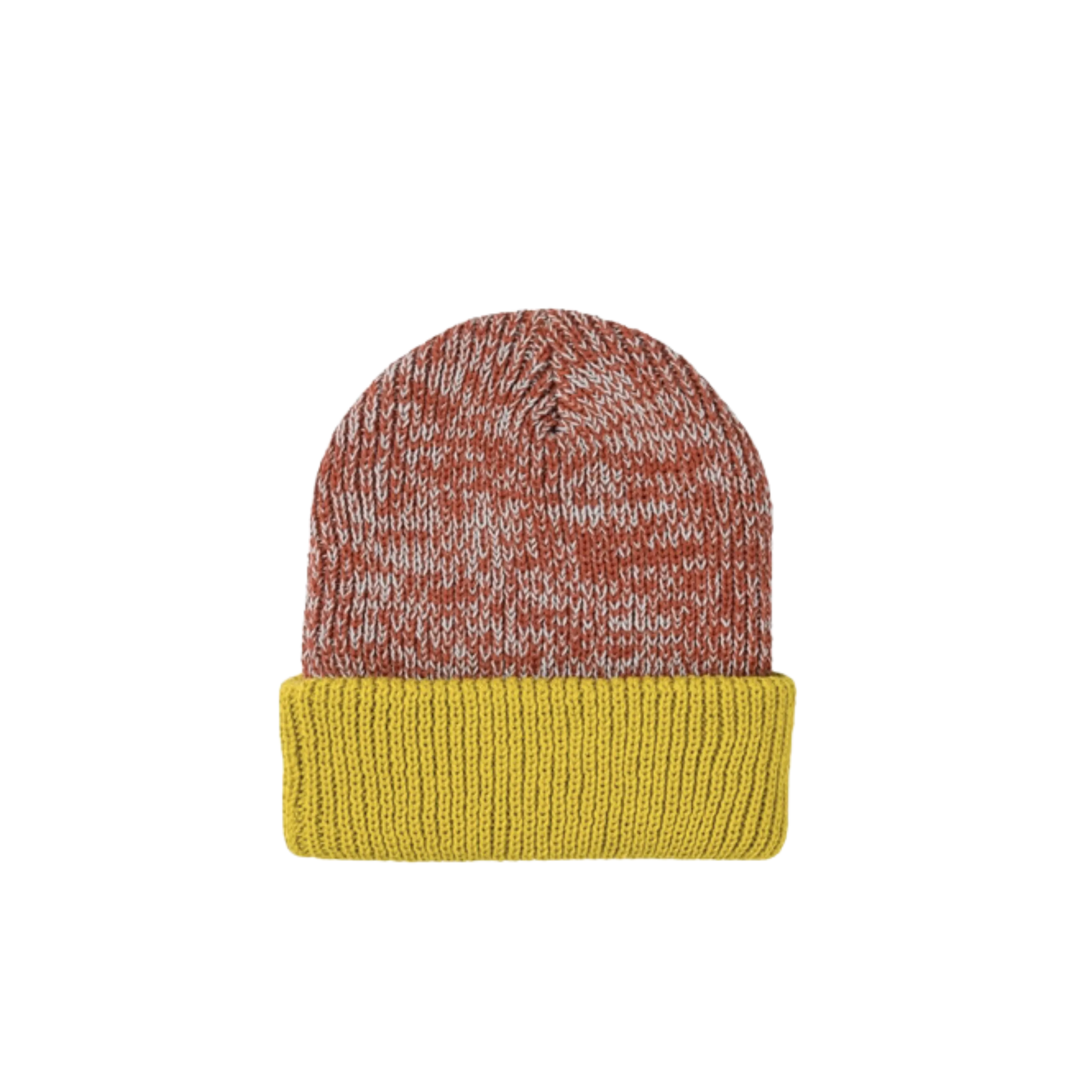 Colorblock Plush Knit Beanie