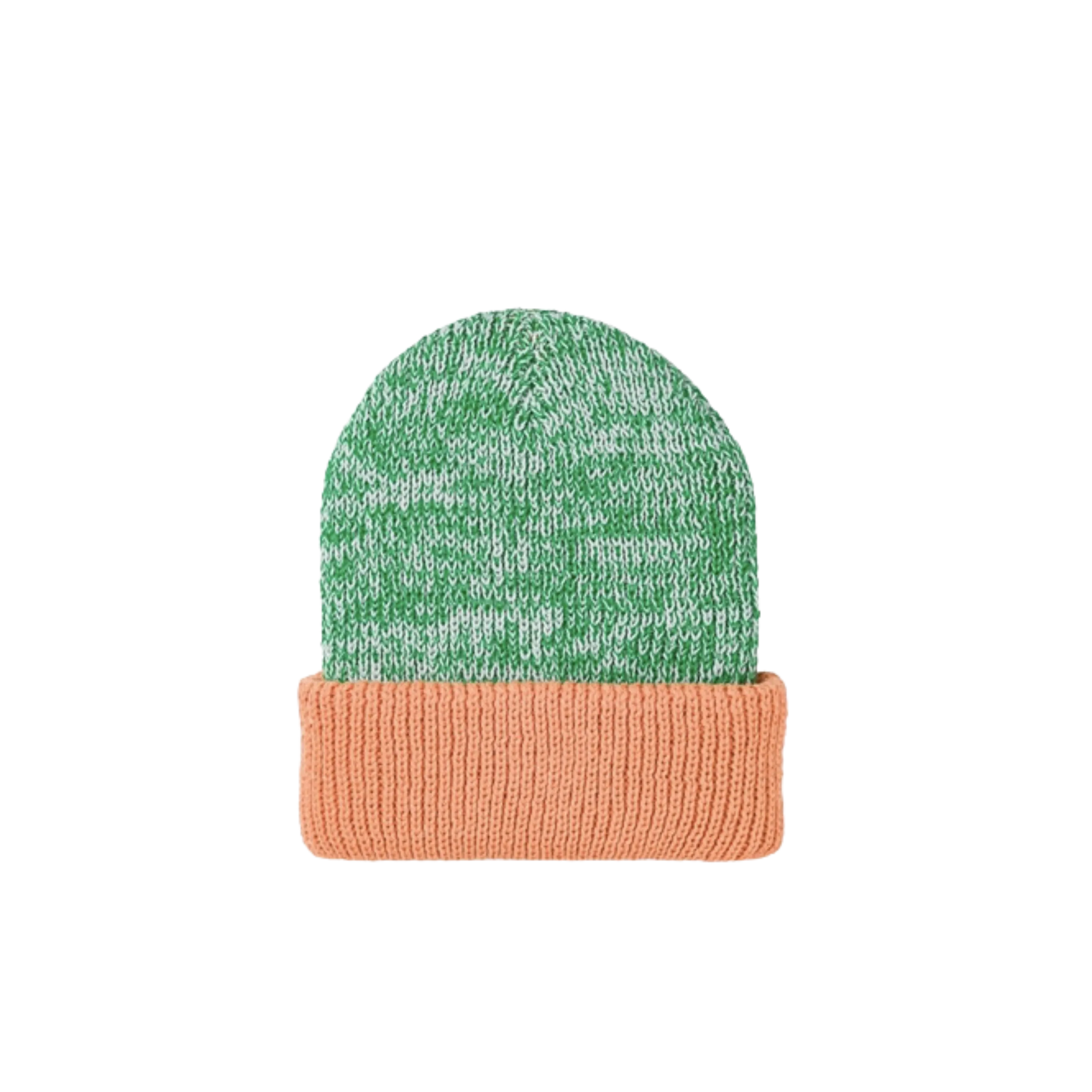 Colorblock Plush Knit Beanie