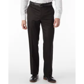 Comfort-EZE Micro Nano Performance Gabardine Trouser in Black, Size 38 (Dunhill Traditional Fit) by Ballin