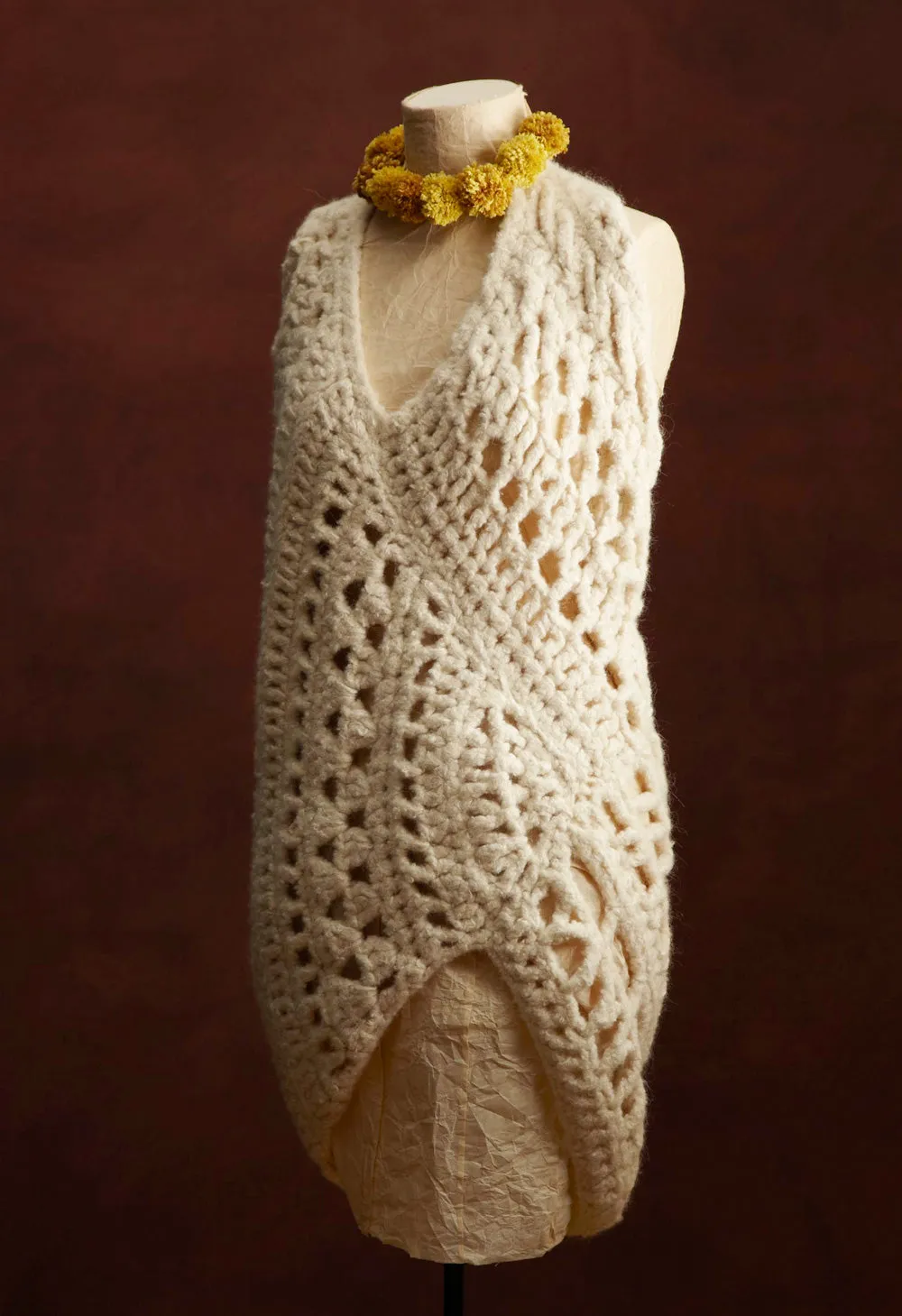 Crochet Hand-Felted Dress