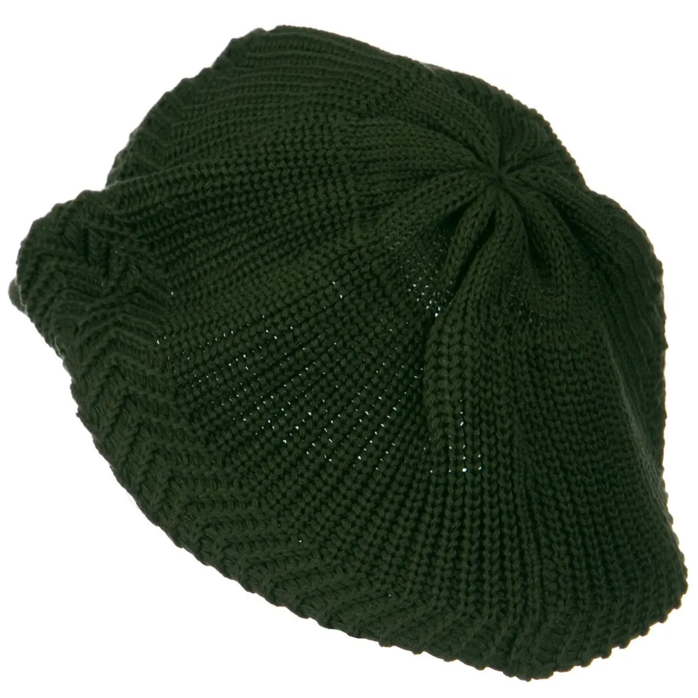 Crown Plain Beanie Visor