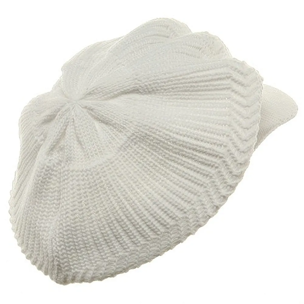 Crown Plain Beanie Visor