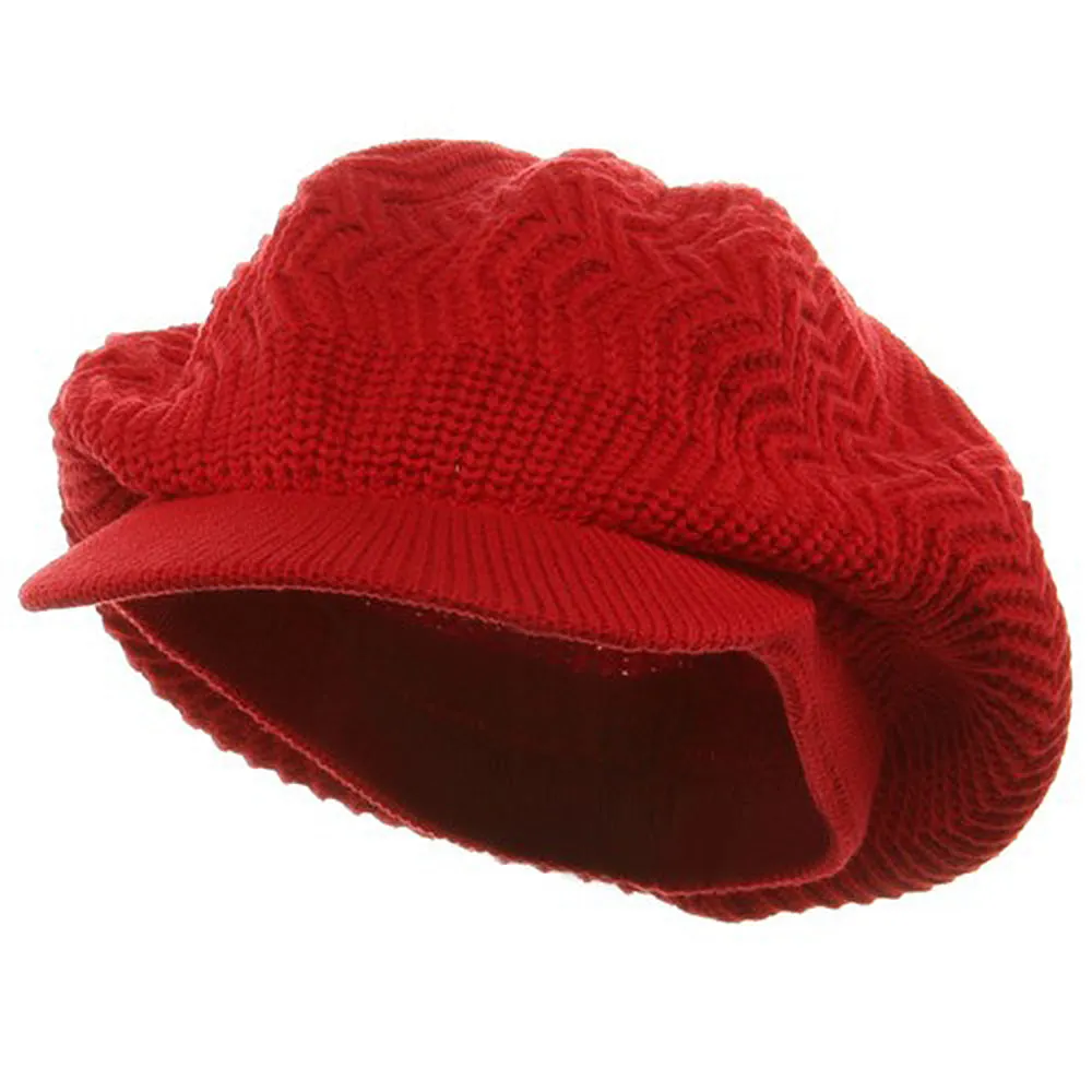 Crown Plain Beanie Visor