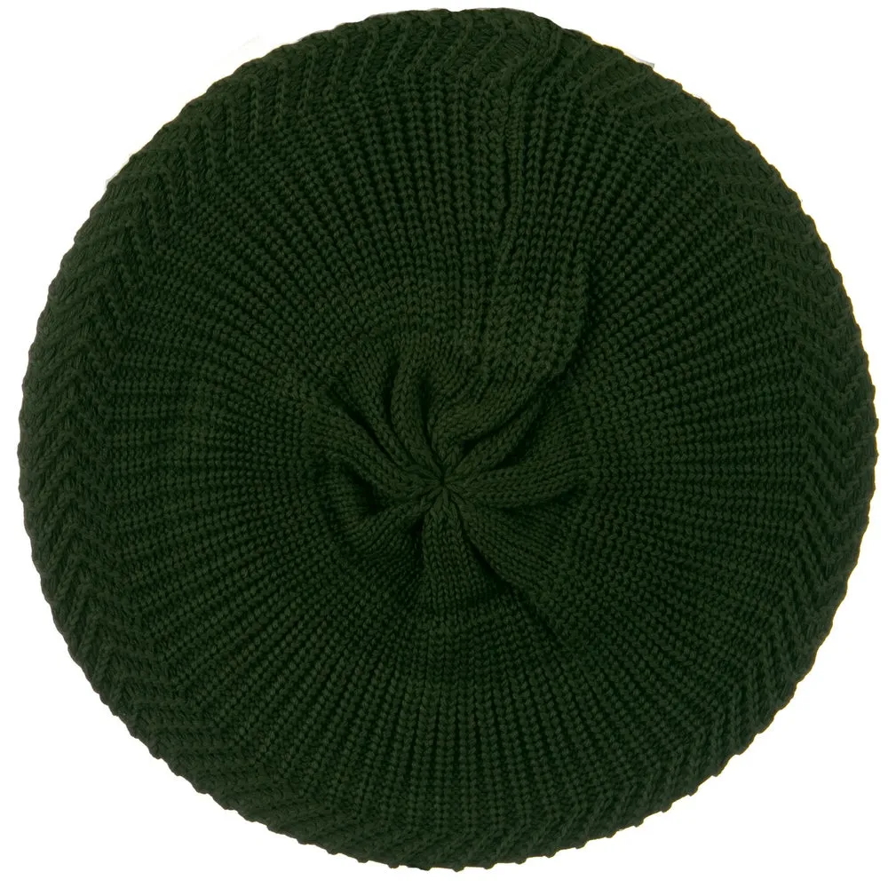 Crown Plain Beanie Visor