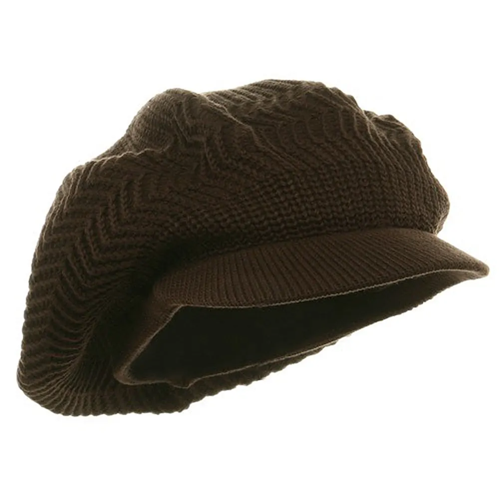 Crown Plain Beanie Visor