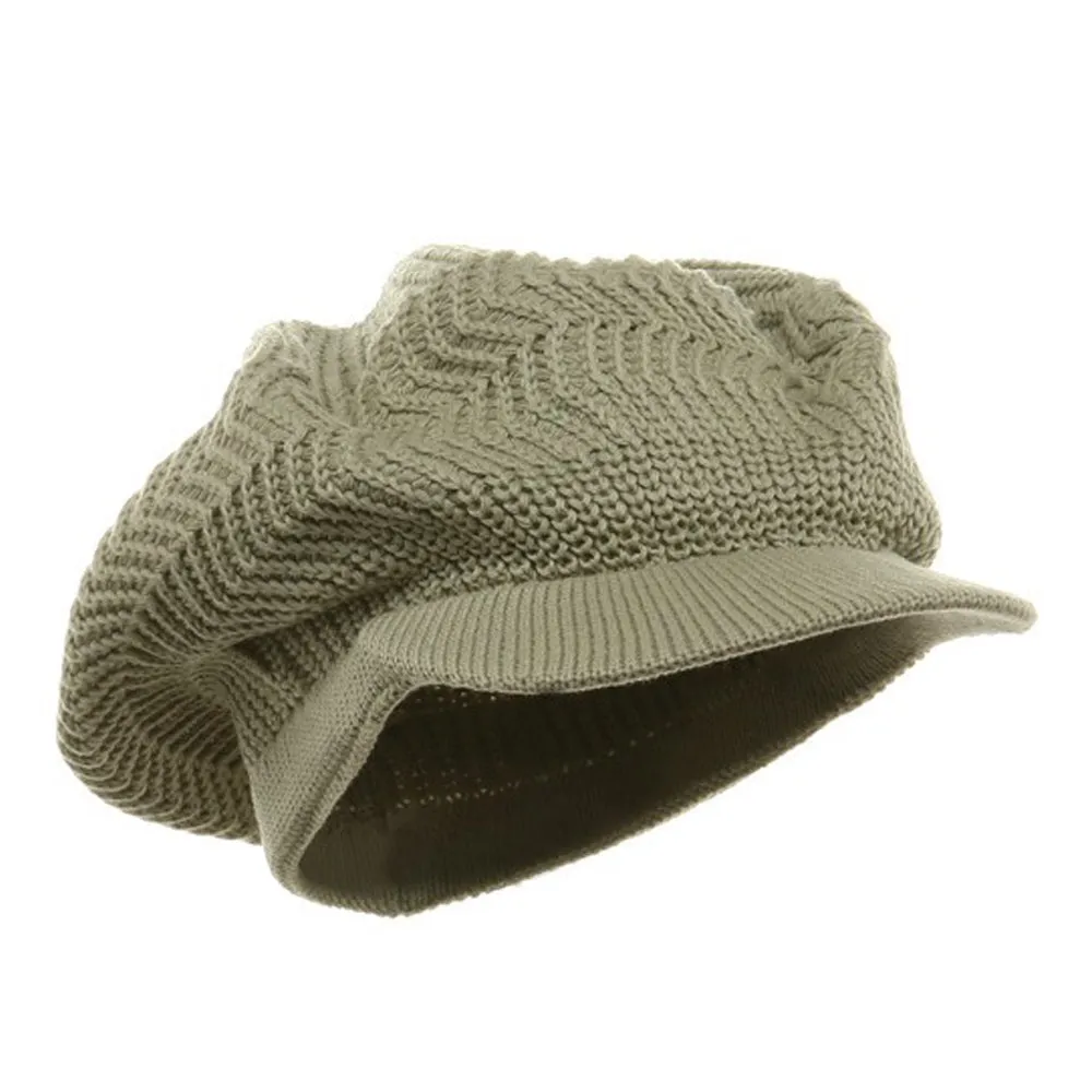 Crown Plain Beanie Visor