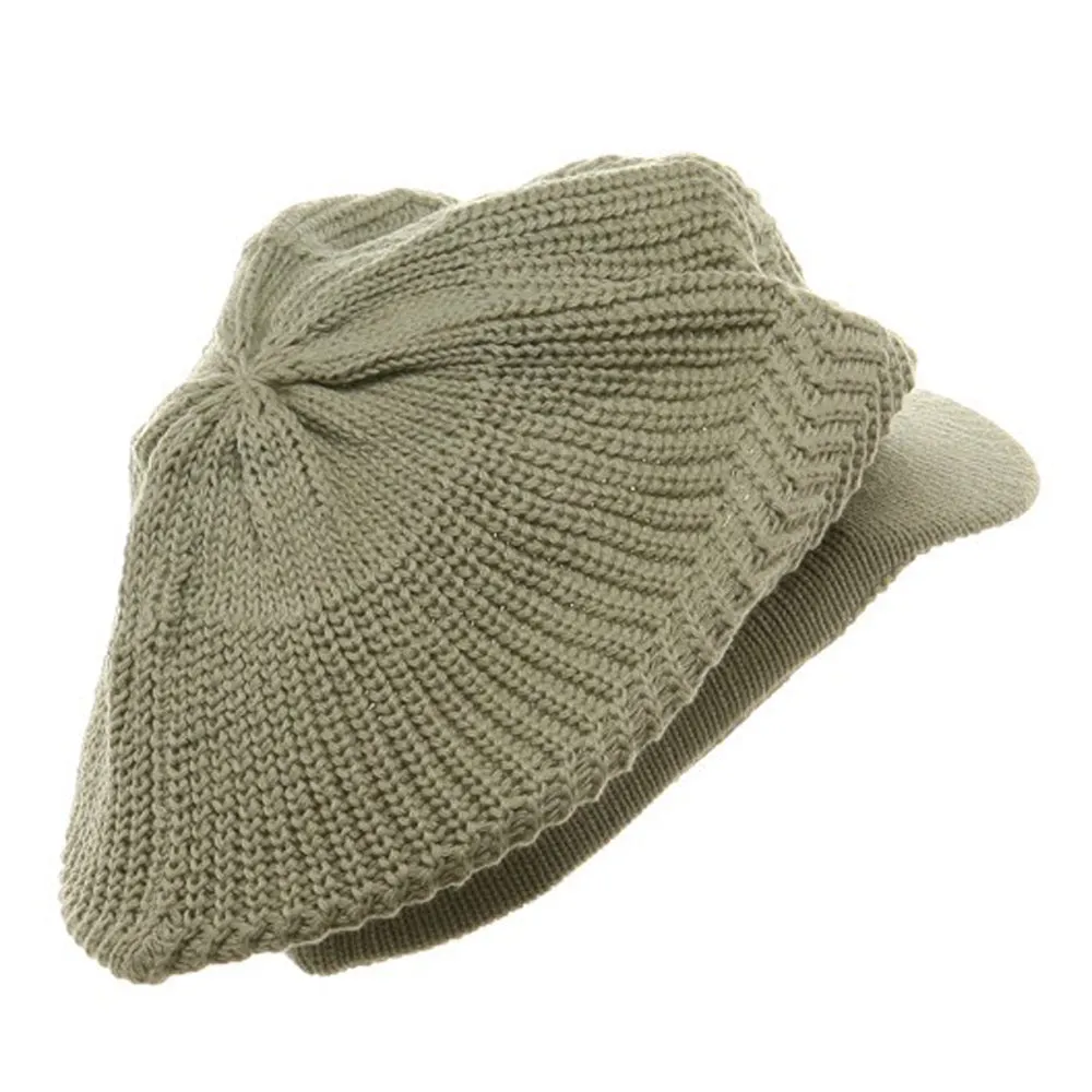 Crown Plain Beanie Visor