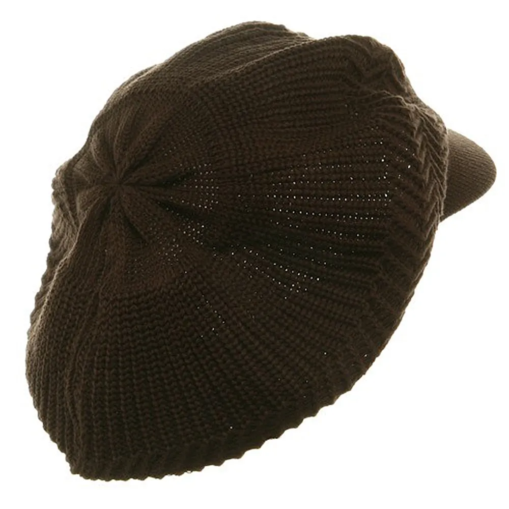 Crown Plain Beanie Visor