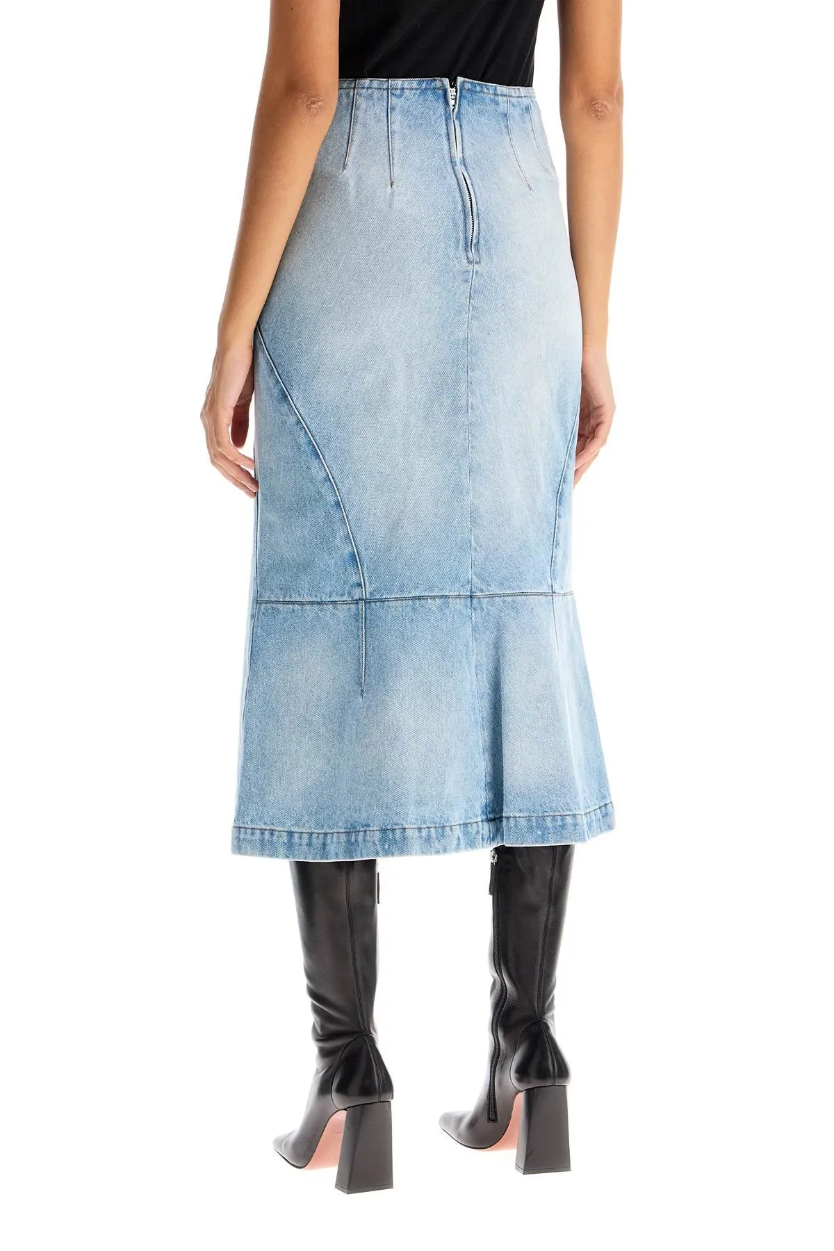 Dries Van Noten Denim Sibyl Skirt