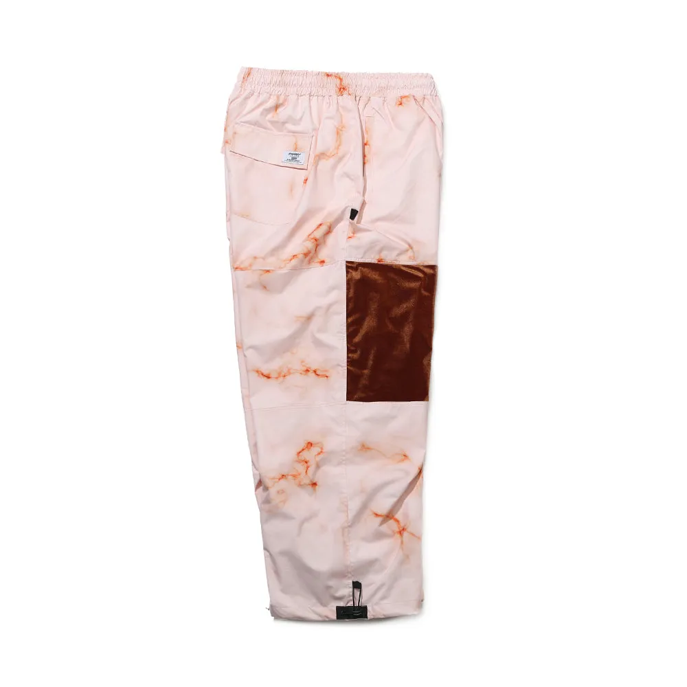 DSXBR 2ND VELVET WIDE BOX PANTS TERRACOTTA