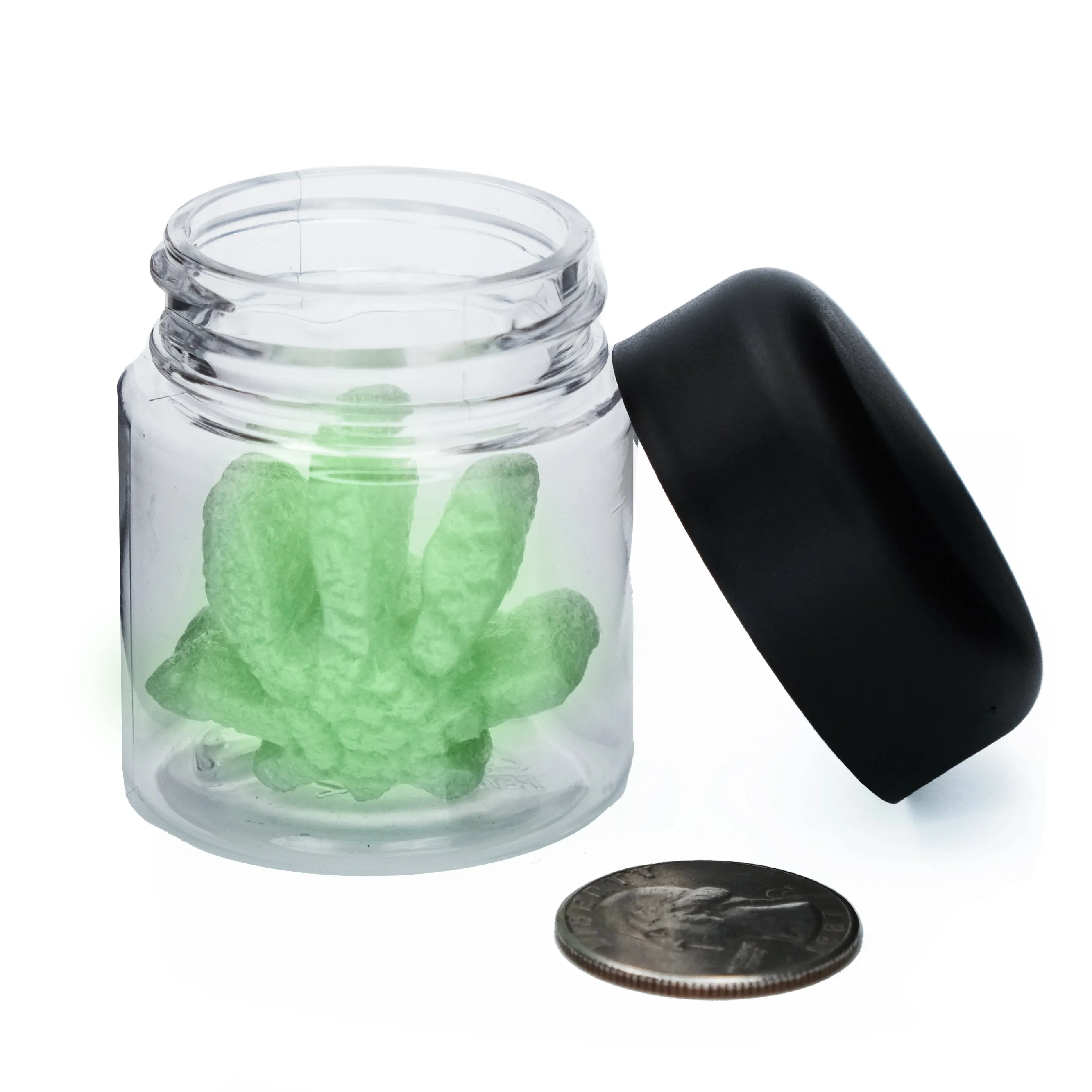 eBottles PET Child-Resistant Straight Sided Jar |  1 gram