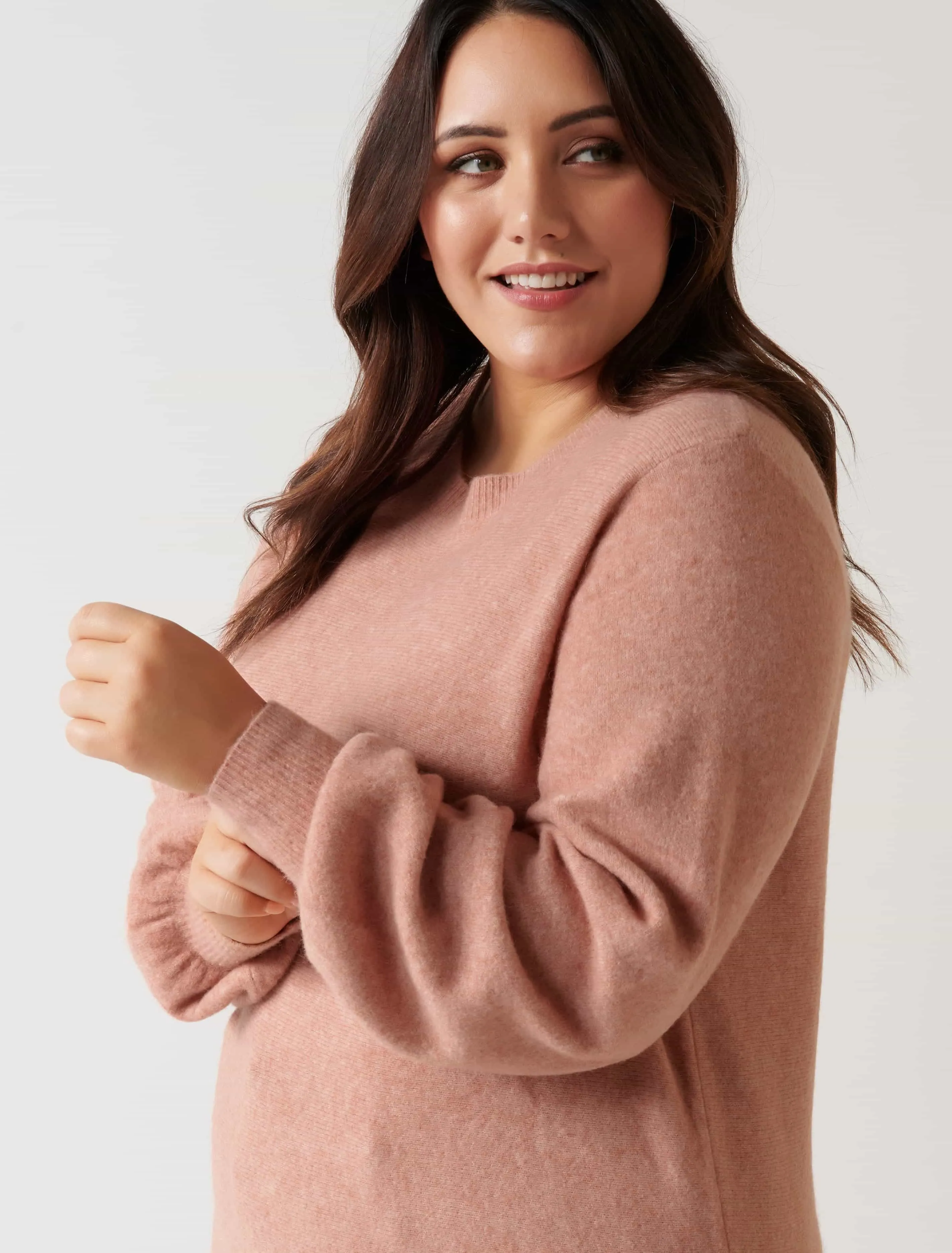 Elyse Blouson Sleeve Curve Jumper