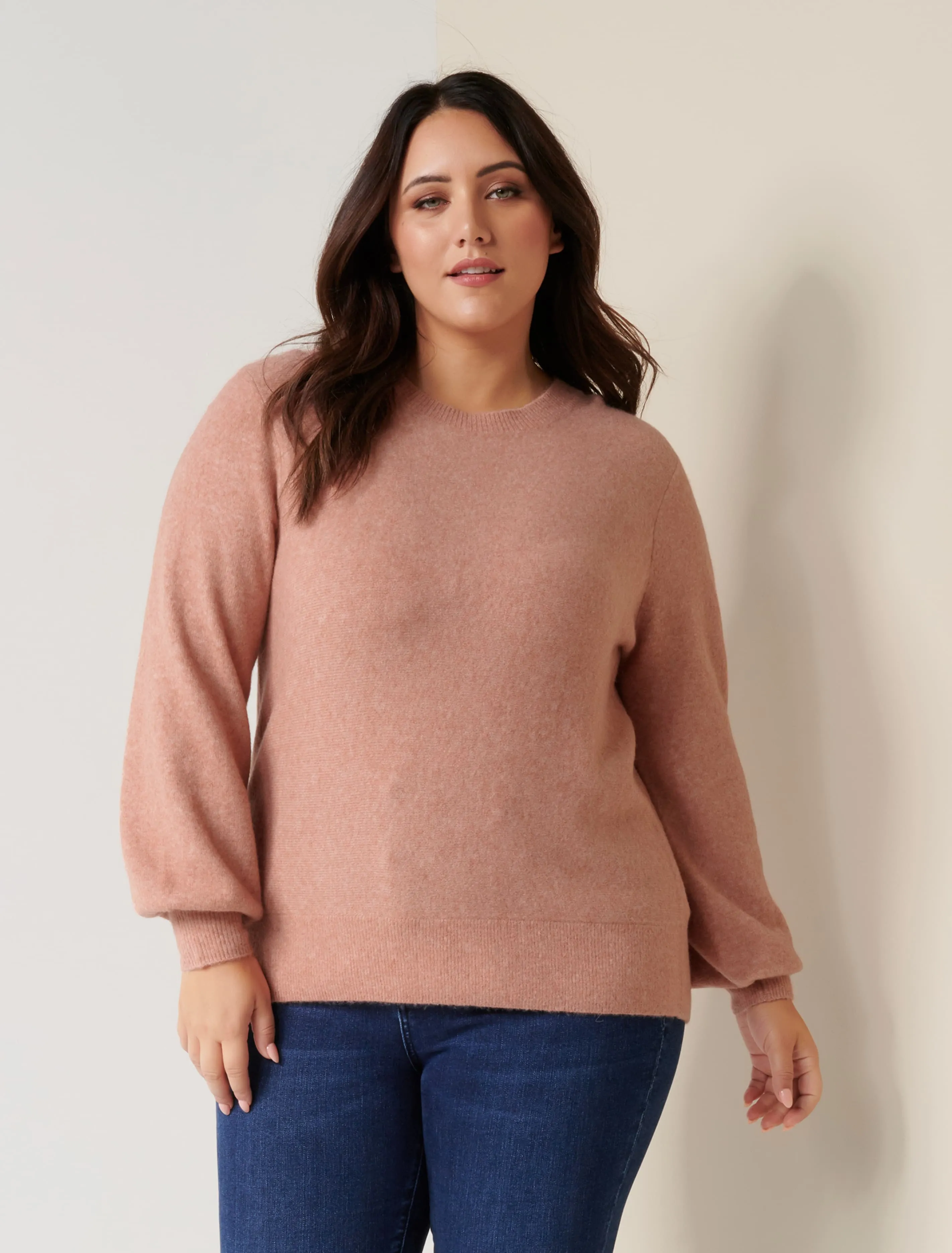 Elyse Blouson Sleeve Curve Jumper