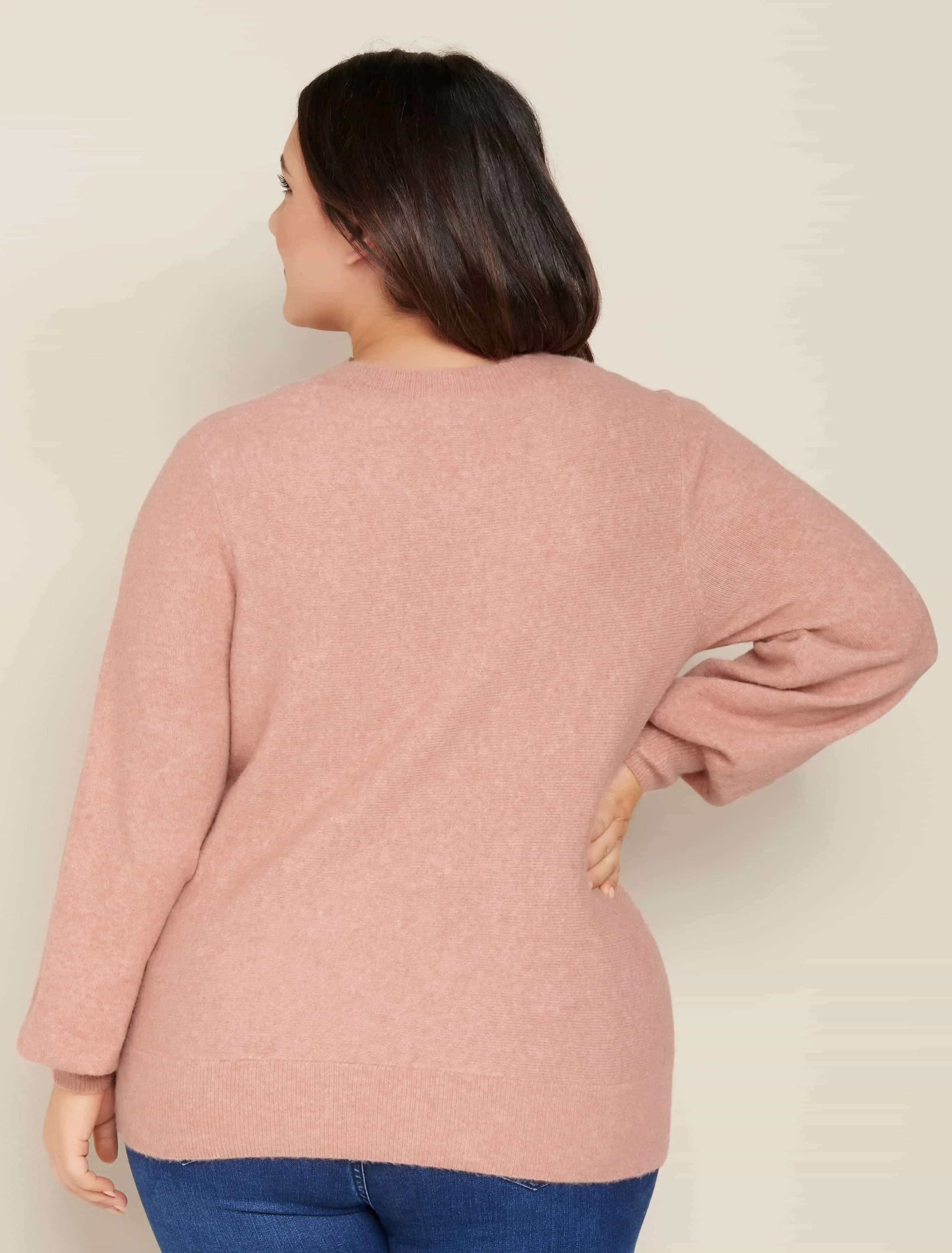 Elyse Blouson Sleeve Curve Jumper