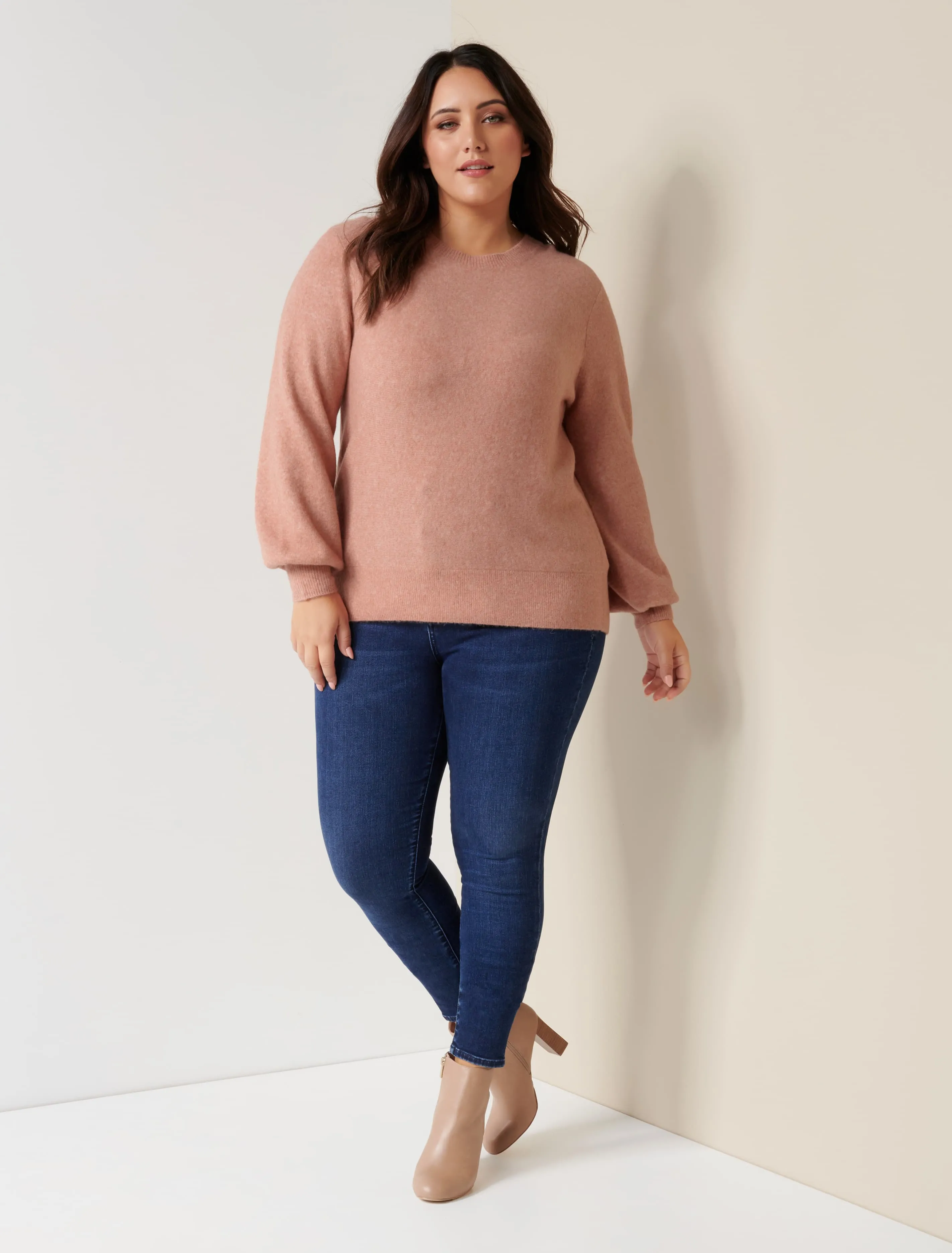 Elyse Blouson Sleeve Curve Jumper