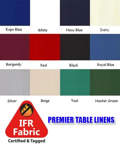 Fire Retardant Table Skirt